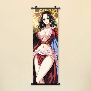 Vente en gros de posters muraux en tissu avec 3000 motifs d'anime japonais One Piece, filles sexy, 70*25cm - Product Image 4