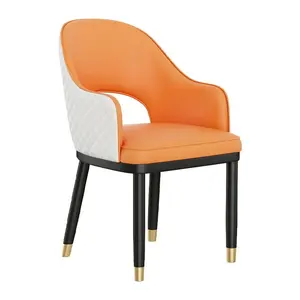 Modern Dining Chairs, Dining Benches & Kitchen Chairs Upholstered Wingback Dining Chair PU Leather