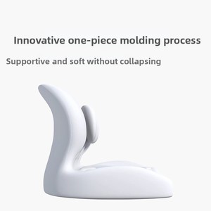 <span class=keywords><strong>Coussin</strong></span> <span class=keywords><strong>de</strong></span> siège <span class=keywords><strong>de</strong></span> bureau ergonomique monobloc avec support lombaire intégré et dossier <span class=keywords><strong>de</strong></span> protection lombaire pour bureau et salon - Product Image 4