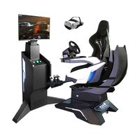 Nouvelle Arrivée 2024 YHY : Premier Cockpit de Simulation de Course Dynamique Entièrement en Alliage d'Aluminium avec Support de Siège pour Volant de Jeu Automobile