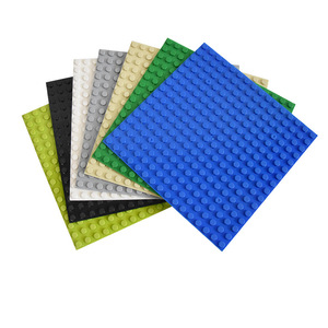 Cơ sở 16*16 Dot xây dựng khối gạch dưới tấm 12.8*12.8cm đồ chơi - Product Image 1