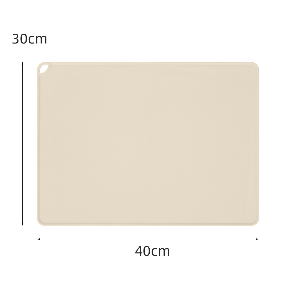 Borde impermeable color hueso.