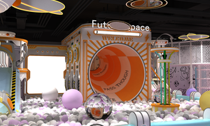 Spazio per bambini al coperto parco a tema aerospaziale eco-friendly Soft Play <span class=keywords><strong>Ball</strong></span> Pit con dimensioni personalizzate e capacità Max> 500kg - Product Image 2