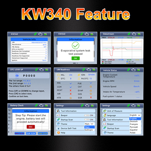 Nuevo Escáner <span class=keywords><strong>de</strong></span> Diagnóstico <span class=keywords><strong>de</strong></span> Motor Automotriz OBD2 KW340 para Autos, Uso Doméstico y Herramienta <span class=keywords><strong>de</strong></span> Diagnóstico para <span class=keywords><strong>Taller</strong></span> - Product Image 4