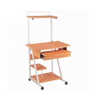 Table bleue de style simple de haute qualité Table d'ordinateur de bureau blanche et noire Table d'ordinateur pour enfants