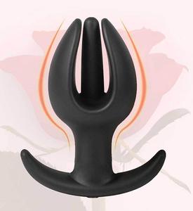 Plug anal gonflable extensible en forme de bourgeon de <span class=keywords><strong>fleur</strong></span> avec pompe séparée, masseur de prostate, dilatateur anal, jouets sexuels anaux pour hommes - Product Image 5