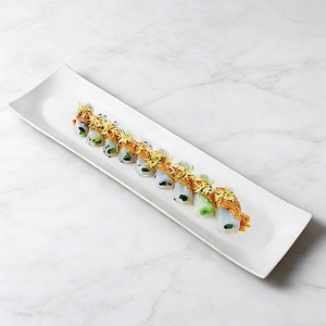 Pratos de Jantar de Porcelana Ecológica com Logo Personalizado, Pratos Retangulares para Restaurantes e Festas, Louças Estilo Japonês - Product Image 4