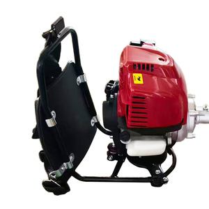 <b>Mini</b> <b>Backpack</b> 4-Stroke Metal Petrol Powered Brush Cutter Agricultural Tools Grass Cutting Machine Gasoline Lawn Mower for Garden - Product Image 1