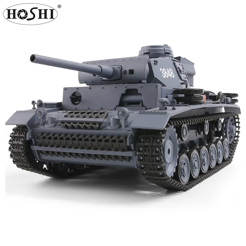 2022 Henglong RC Tank 3848-1 1/16 German Panther III L Midium Tank Infrared Bombing Battle Tank for Christmas Gifts Toys Models