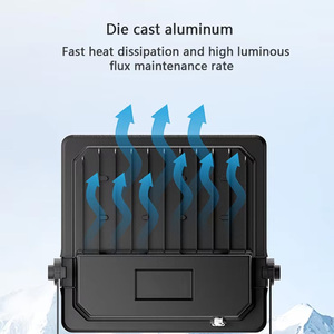 Projecteur LED ultra fin 200W IP66 étanche à angle réglable pour l'éclairage extérieur des stades et des chantiers - Product Image 5