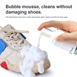 Bộ dụng cụ làm sạch giày nhanh 5 trong 1-chất tẩy rửa tác dụng nhanh, bàn chải, khăn cho giày da Giày thể thao, dụng cụ loại bỏ vết bẩn ngay lập tức - Product Image 5