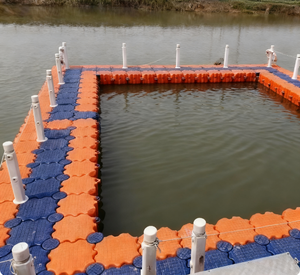HDPE nhựa Modular nổi phao Cubes nuôi trồng thủy sản nuôi cá <span class=keywords><strong>Dock</strong></span> khối để bán - Product Image 4