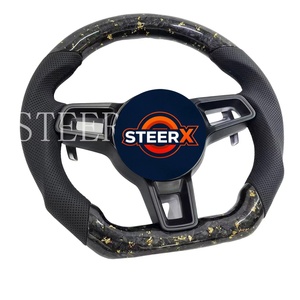 Volante in Fibra di Carbonio e Pelle per Porsche 997 911 991 987 996 986 718 Cayman Boxster Carrera Macan Taycan Panamera - Product Image 2