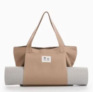 Sac en toile de yoga robuste de grande capacité en toile avec logo personnalisé sac fourre-tout multifonctionnel - Product Image 2