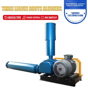 Factory Supply Three-leaf Roots Blower Smooth Running High Power Blower