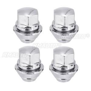 4PCS M12x1.5 น็อตล้ออะไหล่อะลูมิเนียม 19 มม.สำหรับ FORD สำหรับ C-MAX CORTINA สำหรับ FOCUS CHROME - Product Image 1