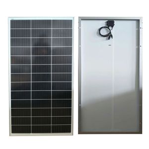 Panneau solaire monocristallin 200W 18V 36V pour toit de maison, camping-car, surveillance - Product Image 1