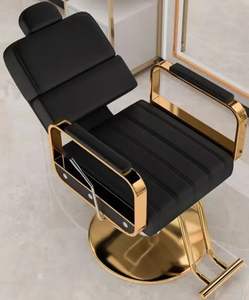 Sillón de Salón de Belleza Moderno de Lujo, Muebles en Oferta para Peluquerías, con Plataforma Elevadora Giratoria para Cortar el Cabello, Ideal para Hoteles y Baños - Product Image 1