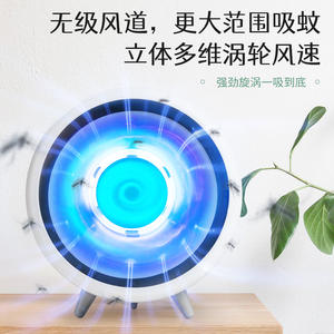 Lampe anti-moustiques à double fréquence, source de lumière LED, non toxique, écologique, pour usage intérieur, 21-30 m², vert et gris - Product Image 3