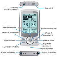 Instrumento de Masaje Digital Recargable, Multimodo, para Relajación de Cuerpo Completo, Cuello, Hombros, Espalda, Cintura, Cuidado de la Salud en el Hogar