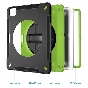Funda Resistente con Soporte y Correa de Mano 360° para Tablet Apple iPad Pro 12.9 Pulgadas 6.ª Generación 2022 2021 2020 2018 - Product Image 6