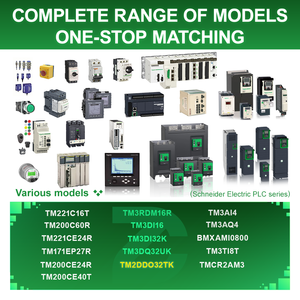 โมดูลเอาต์พุตดิจิตอล Modicon <span class=keywords><strong>TM2</strong></span> ของแท้ใหม่เอี่ยมยี่ห้อ Schnei-der รุ่น TM2DDO32TK โมดูลขยาย I/O ตัวควบคุมโปรแกรม PLC - Product Image 3