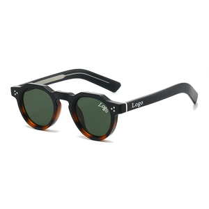 Gafas de Sol Retro de Plástico con Protección UV 2026, Gafas de Sol Redondas de Lujo para Hombre de Alta Calidad - Product Image 1