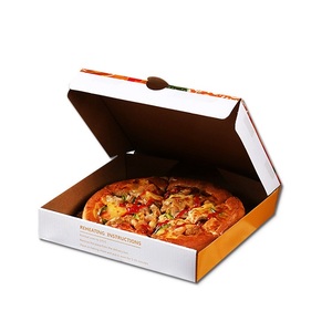 HY Wholesale 35 CM 9 10 12 14 Inch Pizza Box Pizza Bulk Cheap Pizza Boxes With Logo