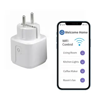 Smart wifi plug eu standard switch control smart wifi socket for home appliances