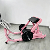 Appareil de musculation professionnel réglable à charge libre pour pont de hanche, poussée de hanche debout, extension dorsale et poussée de hanche