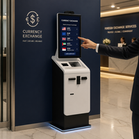 Quiosco de Cambio de Divisas de Autoservicio, Cumple con AML y KYC, Más de 100 Monedas, Escáner de Pasaportes, Tipo de Cambio en Tiempo Real, Integración SDK, CE FCC