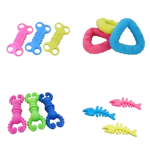 Multiple Teeth Cleaning Toys TPR <b>Bite</b> Resistant Chew Dogs Durable Rubber Grinding Training Toy Interactive Pet Squeak Toys - Product Image 5