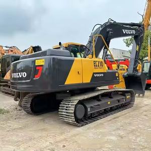 Nueva llegada 21Ton usado VOLVO EC210 excavadora de construcción con buenas condiciones excavadora sobre orugas para la venta - Product Image 3
