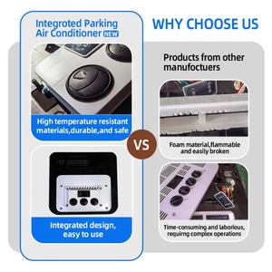 Climatisation de stationnement sur toit 12V 24V 48V 72V Chauffage et refroidissement de cabine AC pour camping-car RV Sprinter - Product Image 6