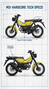 Motocicleta Todoterreno 2026 Trail 125cc Estilo PG-1 Alternativa a Scrambler, a Gasolina, CKD, Ahorro de Impuestos, Soporte para Pedidos de Prueba 20GP - Product Image 3