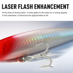 Señuelo de superficie tipo lápiz de 16 cm y 60 g para pesca en alta mar de atún y pez cola amarilla - Product Image 5