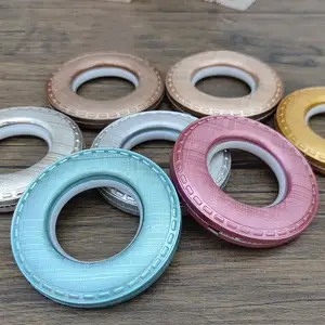 Colorful Easy Use shower curtain rings rose gold pp curtain eyelet rings grommet buckle ring Curtain Accessories