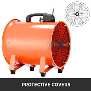 Ventilateur industriel utilitaire de 10 pouces, ventilateur de ventilation portable, ventilateur <span class=keywords><strong>d</strong></span>'échappement à haute vitesse, ventilateur pivotant, <span class=keywords><strong>extracteur</strong></span> de fumée - Product Image 3