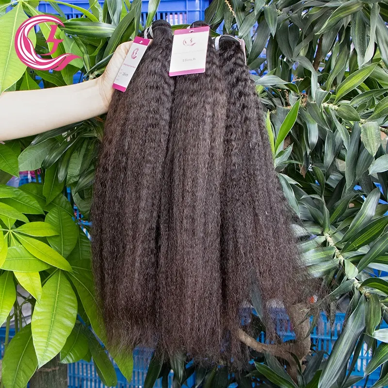 Clj получения информации об оптовой цене Паке глянцевая и легко расчесывать черный 28 дюймов яки прямые 100 пучок человеческих волос из Вьетнама для плетение пучки волос