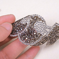 Nouvel Arrivage : Écussons Brodés Alphabet Strass Bling, Appliques Créatives DIY pour Vêtements, Chapeaux, Chaussures, Sacs – Vente en Gros
