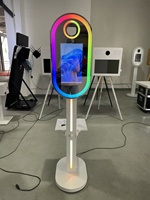 Meestverkochte selfiebooth ringlamp spiegel fotohokje standaard draagbare fotohokje behuizing met afstandsbediening