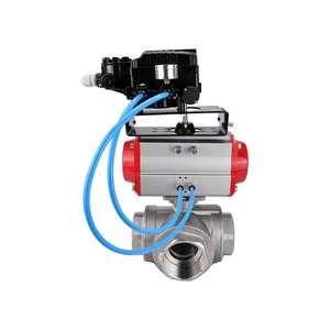 ลูกบอลสแตนเลส AISI 316 DNOVA 3h-l-rpss316200mm-iso-pnevpr-da-epp-soz เกลียว Npt/bsp แบบนิวเมติก 3h-l-rpss316200mm-iso-pne - Product Image 5