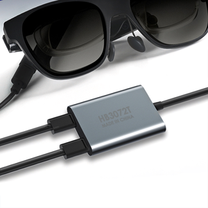 <strong>AR</strong> Smart Glasses Charging Module 100W Aluminum Type-C X3 Hub with Image Stabilization and <strong>Speaker</strong> - Product Image 4