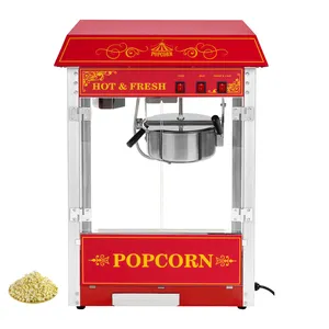 Mesin pembuat popcorn atap merah, mesin pembuat popcorn komersial untuk bisnis