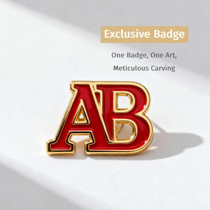 Badge en émail souple, broche logo d'entreprise dessin animé anime avec fermoir <span class=keywords><strong>papillon</strong></span>, badges de revers en métal personnalisés - Product Image 2