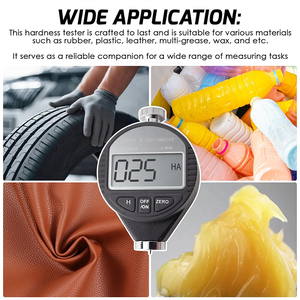 Duromètre numérique Duromètre <span class=keywords><strong>Shore</strong></span> Type HA/HC/HD Duromètre Testeur de dureté pour pneu en caoutchouc. Éponge. Cuir. Plastique - Product Image 5