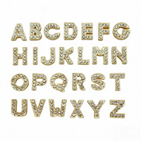Accessoires de collier faits main en alliage et diamant, avec lettres anglaises majuscules, symboles, patte de chat, amour et motifs animaux de compagnie, pour bijoux DIY