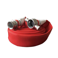 Vente en gros d'équipement et accessoires de lutte contre l'incendie en toile simple doublé de PVC Tuyau de lutte contre l'incendie industriel et marin