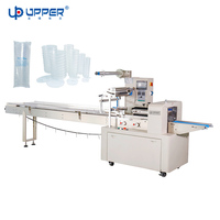 Machine d'emballage stérile à scellage thermique horizontal en plastique, machine supérieure, machine d'emballage Flow Pack pour boîtes de Pétri