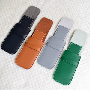 Estuche para reloj de cuero PU en stock, funda antipolvo para reloj, tapa abatible sencilla, cuero engrosado, bolsa de almacenamiento para reloj resistente a arañazos - Product Image 3